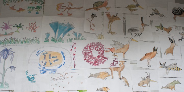 SPEkTR Things that go bump in the night drawings